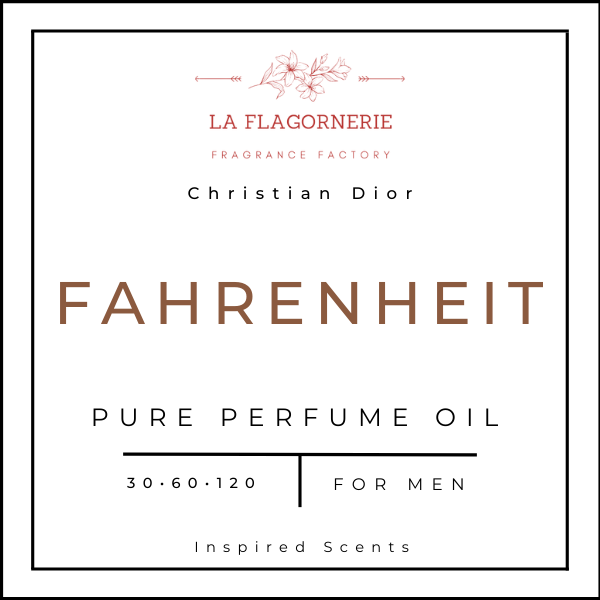 Fahrenheit Fragrance Oil | Inspired Scent