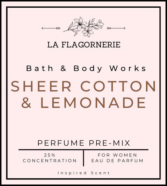 Sheer Cotton and Lemonade  | Perfume Premix