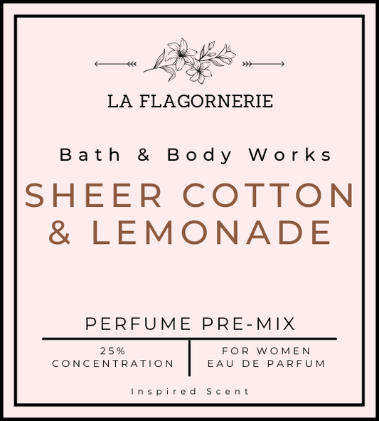 Sheer Cotton and Lemonade  | Perfume Premix