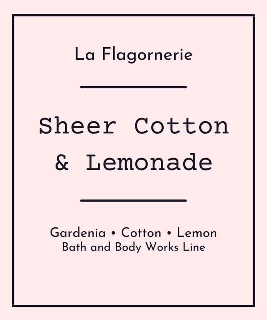 Sheer Cotton and Lemonade Fragrance Oil | Inspired Scent