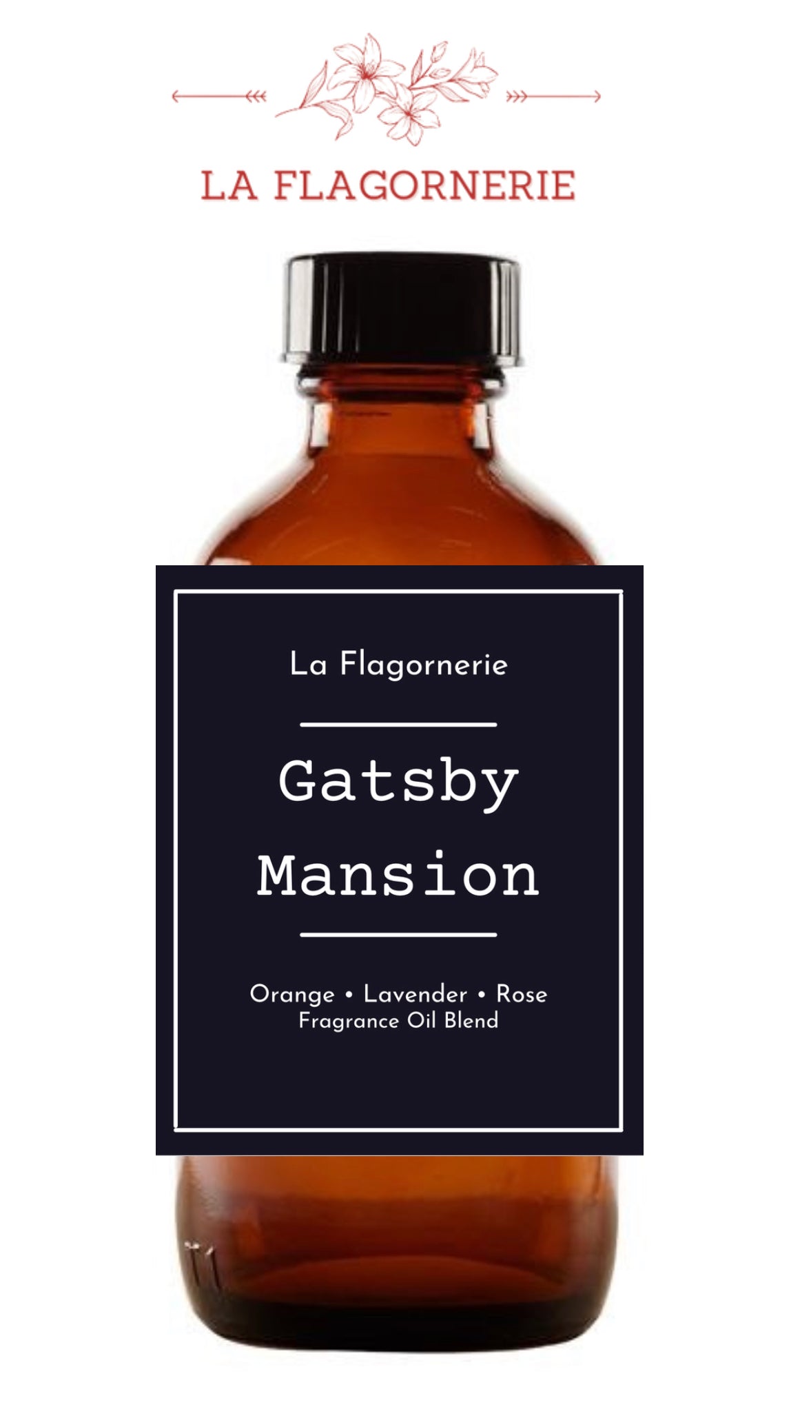 Gatsby Mansion Fragrance Oil Blend (Orange, Lavender, Rose)