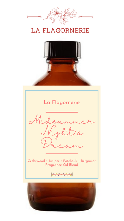 Midsummer Night’s Dream Fragrance Oil Blend (Cedarwood, Juniper, Patchouli, Bergamot)