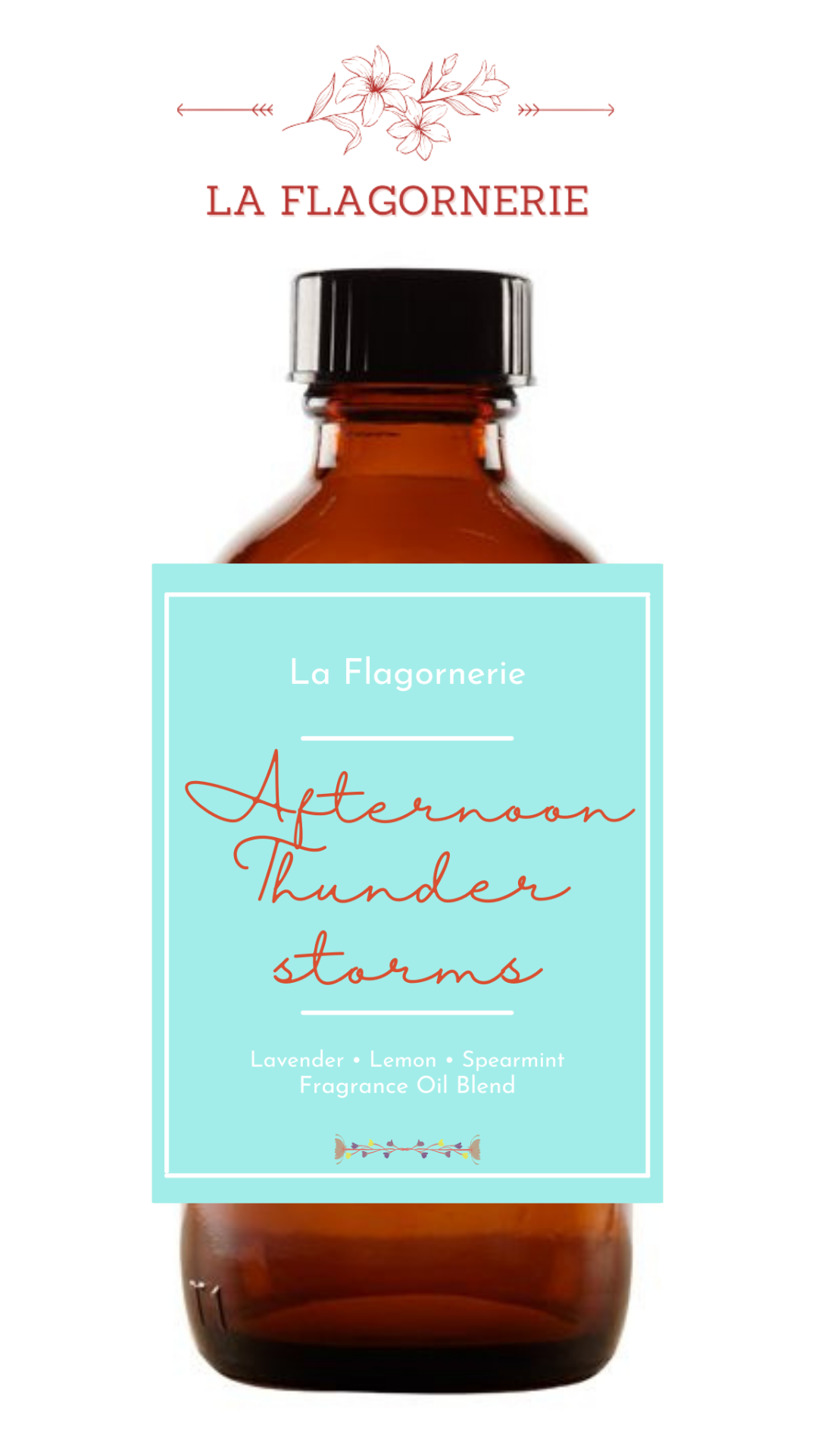 Afternoon Thunderstorms Fragrance Oil Blend (Lavender, Lemon, Spearmint)