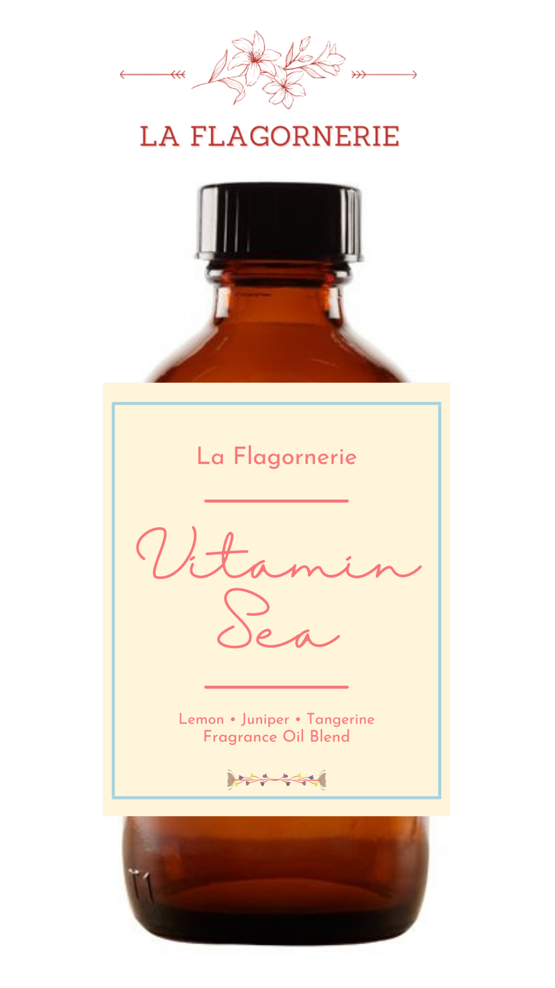 Vitamin Sea Fragrance Oil Blend (Lemon, Juniper, Tangerine)